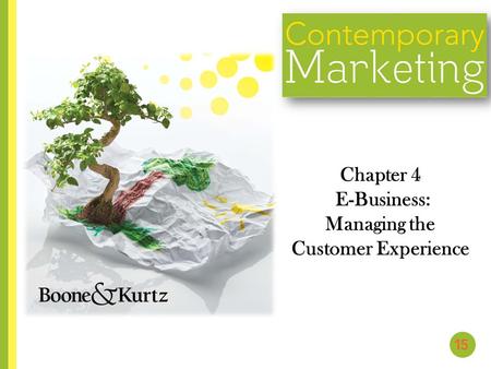 Chapter 4 E-Business: Managing the Customer Experience