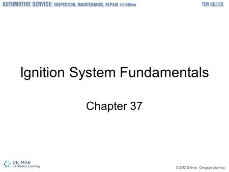 Ignition System Fundamentals