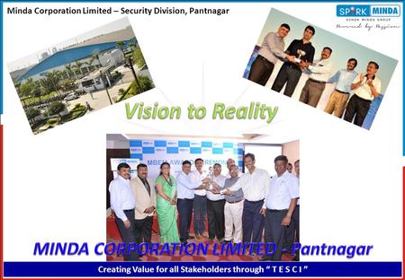 MINDA CORPORATION LIMITED - Pantnagar