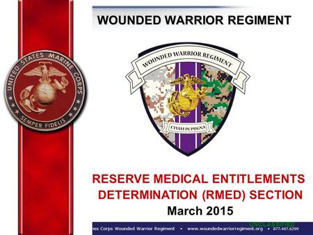 WOUNDED WARRIOR REGIMENT