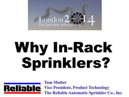 Why In-Rack Sprinklers?