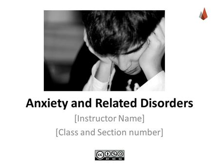 Anxiety and Related Disorders