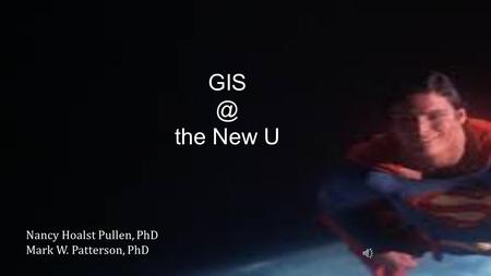 the New U Nancy Hoalst Pullen, PhD Mark W. Patterson, PhD.