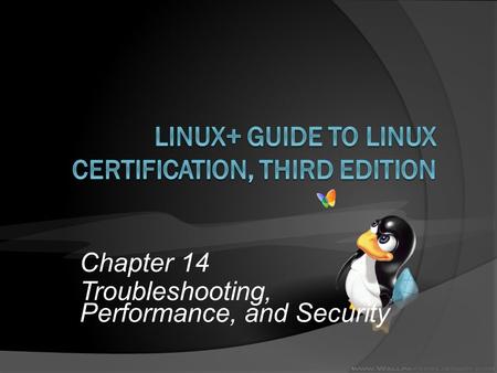 Chapter 14 Troubleshooting, Performance, and Security.