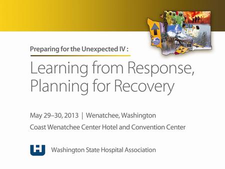 Hazard Planning for Hospitals Large and Small Darrell Ruby, CEM Region 9 Coordinator.