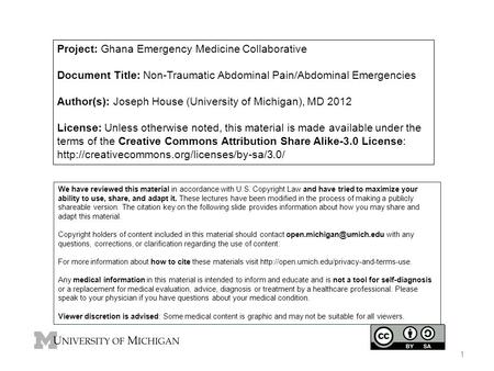 Project: Ghana Emergency Medicine Collaborative