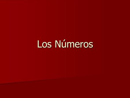 Los Números. 100 cien (when followed by a noun – Ex: cien dólares) – Ex: cien dólares)ciento (when followed by another number – Ex: ciento cincuenta dólares)