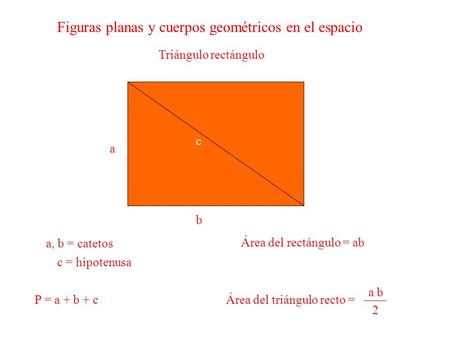 Figuras planas y cuerpos geométricos en el espacio