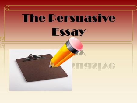 An argument Persuades the audience to believe in your opinion on the topic. Uses reasoning, facts, examples, and quotes to convince the reader.