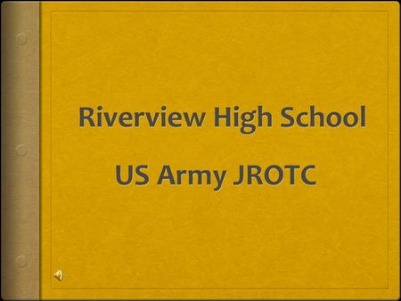 The Cadet Creed I am an Army Junior ROTC Cadet. I will always conduct myself to bring credit to my family, country, school and the Corps of Cadets. I.