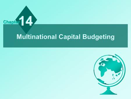 Multinational Capital Budgeting