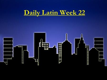 Daily Latin Week 22. Monday, February 23, 2015 Root: FAC/FACT means “to make, do” 1. The root SIMIL means “like/similar.” If you make a facsimile of an.