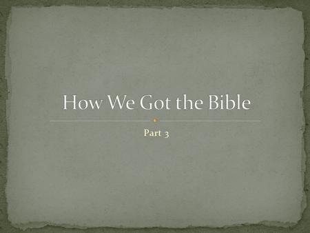 Part 3. “The people these days … are loath to hear God’s service. [And when they are forced to attend] they come late and leave early.” “They know.