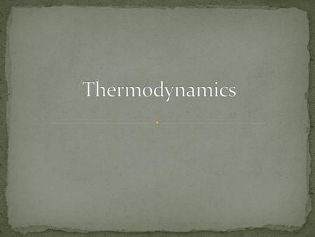 Ability to do work Units– Joules (J), we will use “kJ” Can be converted to different types Energy change results from forming and breaking chemical bonds.