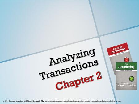 Analyzing Transactions