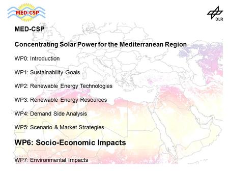 WP6: Socio-Economic Impacts