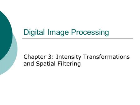 Digital Image Processing