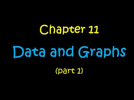 Chapter 11 Data and Graphs (part 1). Day….. 1.Misleading GraphsMisleading Graphs 2.Frequency Tables and Tally ChartsFrequency Tables and Tally Charts.