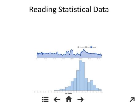 Reading Statistical Data. Your Mission Three riders go out for a sweet bike ride around Cache Valley. They record their speed and heart rates as they.