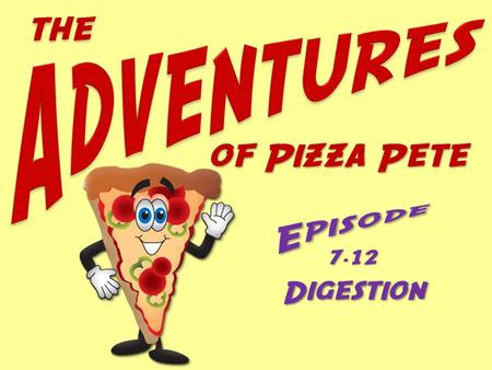 Imagine, if you will, being shrunken down so small that you could follow a piece of pizza through the body’s digestive system. Your assignment is to chronicle.