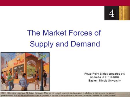 The Market Forces of Supply and Demand