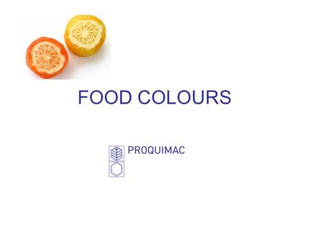 FOOD COLOURS.