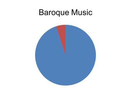 Baroque Music. The Classical Era The Romantic Era.