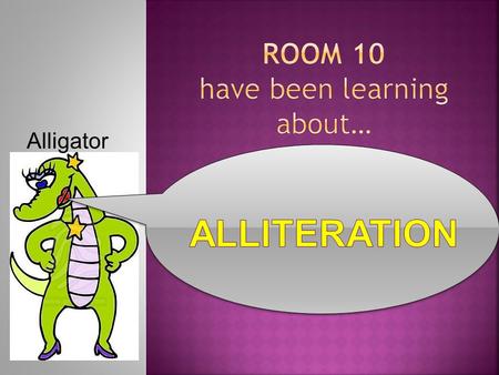 Alligator. Ned knocked on the naked door, Nana saw a nest in her neck. Ned knitted a knocking door. A naked Ned ran Now can you catch Ned?