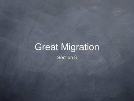 Great Migration Section 3. What’s On Tonight? Review & Debrief Podcast Discussion/Sharing/Teaching Moments Tom Unwin & John Trampush Resources and NHD.