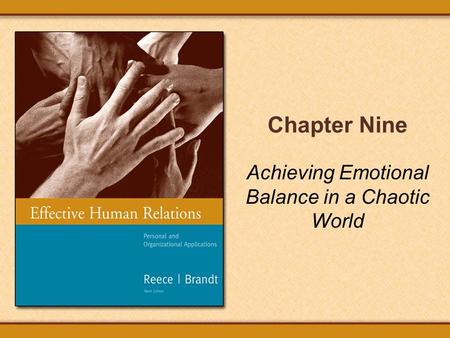 Achieving Emotional Balance in a Chaotic World