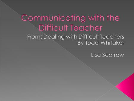  When you are ready › The more comfortable you feel, the more likely it is they will feel uncomfortable.  Do not hurry to interact with the teacher.