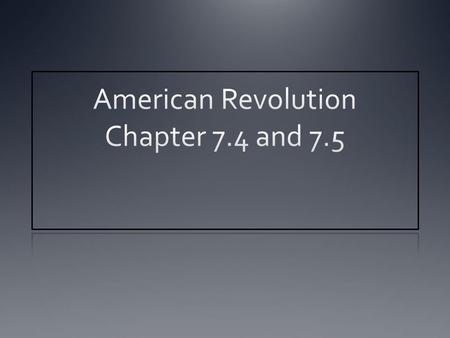 Bellwork: 12/18/12 Map Skills Turn to page 205 in your textbooks Based on this map, where did the Patriot victories in the Revolutionary War take place?