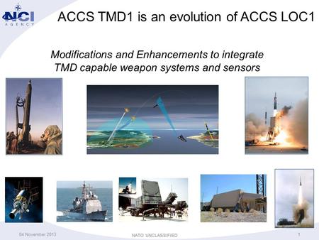 ACCS TMD1 is an evolution of ACCS LOC1