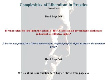 Complexities of Liberalism in Practice