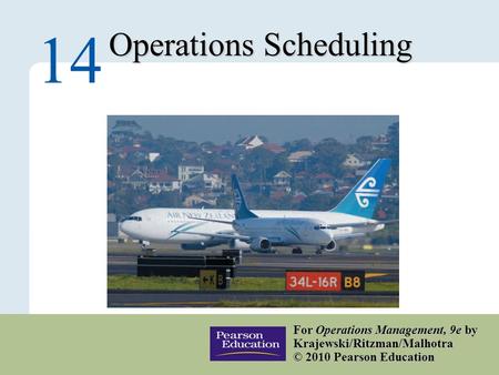 Operations Scheduling