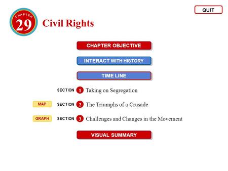 29 Civil Rights Taking on Segregation The Triumphs of a Crusade