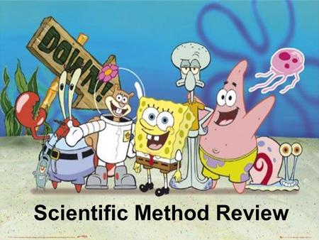 Scientific Method Review