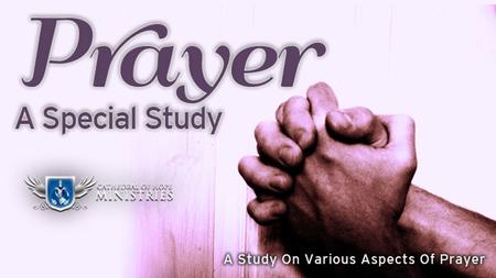 The Power Of Prayer Introduction 1.Jesus anticipated that people would become slack in their prayers... a.Telling the parable of the persistent widow,