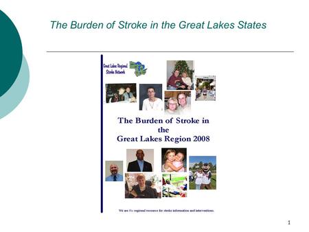 1 The Burden of Stroke in the Great Lakes States.