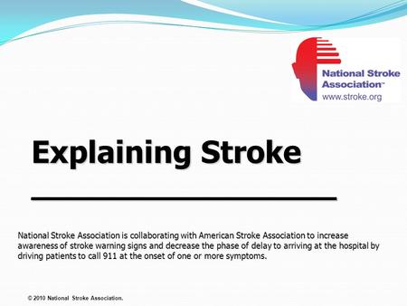 Explaining Stroke __________________