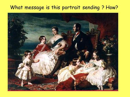 What message is this portrait sending ? How?. What does the piece of film tell us about the lives of Victorian women?