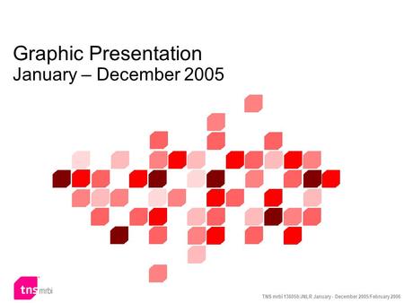 TNS mrbi 136050/JNLR January - December 2005/February 2006 Graphic Presentation January – December 2005.