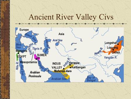 Ancient River Valley Civs ANCIENT MESOPOTAMIA Oldest known civilization Cradle of Human Civilization Old Testament Nebuchadnezzar Ziggurat (right) Hanging.