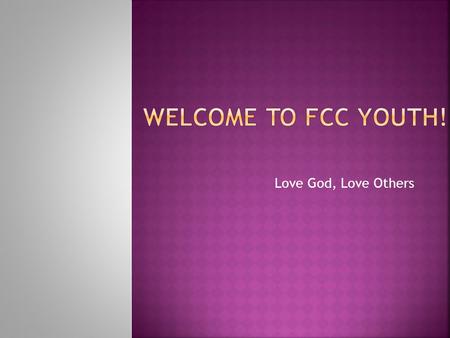 Love God, Love Others. Blessed be Your name In the land that is plentiful Where Your streams of abundance flow Blessed be Your name.