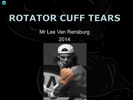 . Mr Lee Van Rensburg 2014. . . J Bone Joint Surg Am. 2014;96:265.