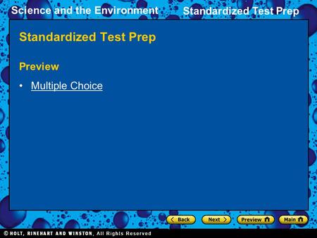 Standardized Test Prep