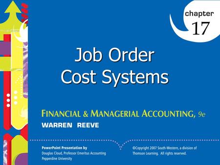 Click to edit Master title style 1 Job Order Cost Systems 17.