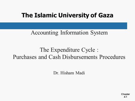 The Islamic University of Gaza