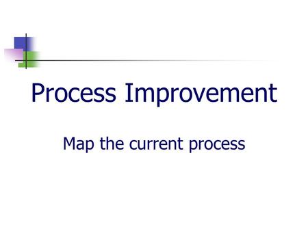 Map the current process