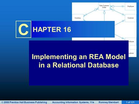 Implementing an REA Model in a Relational Database